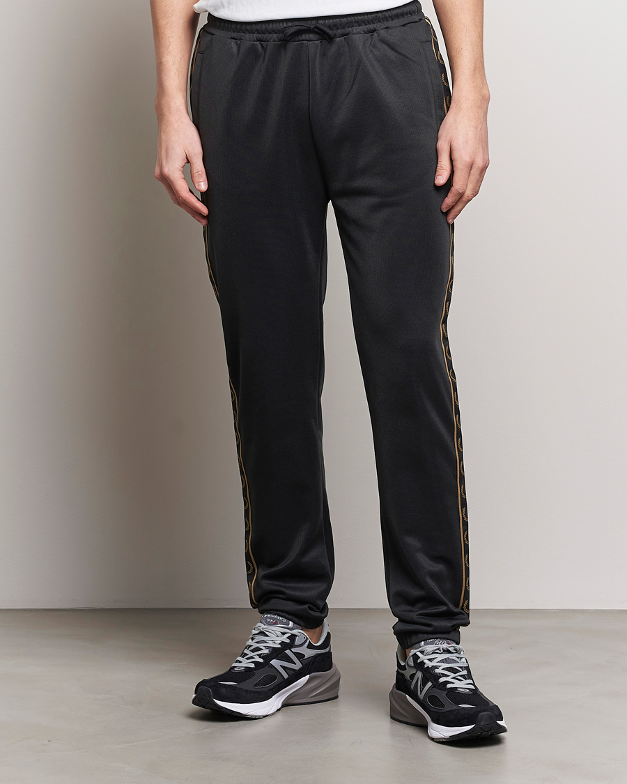 Herre | Best of British | Fred Perry | Taped Track Pants Black