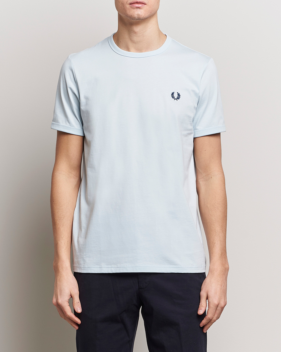 Herr |  | Fred Perry | Ringer T-Shirt Light Ice