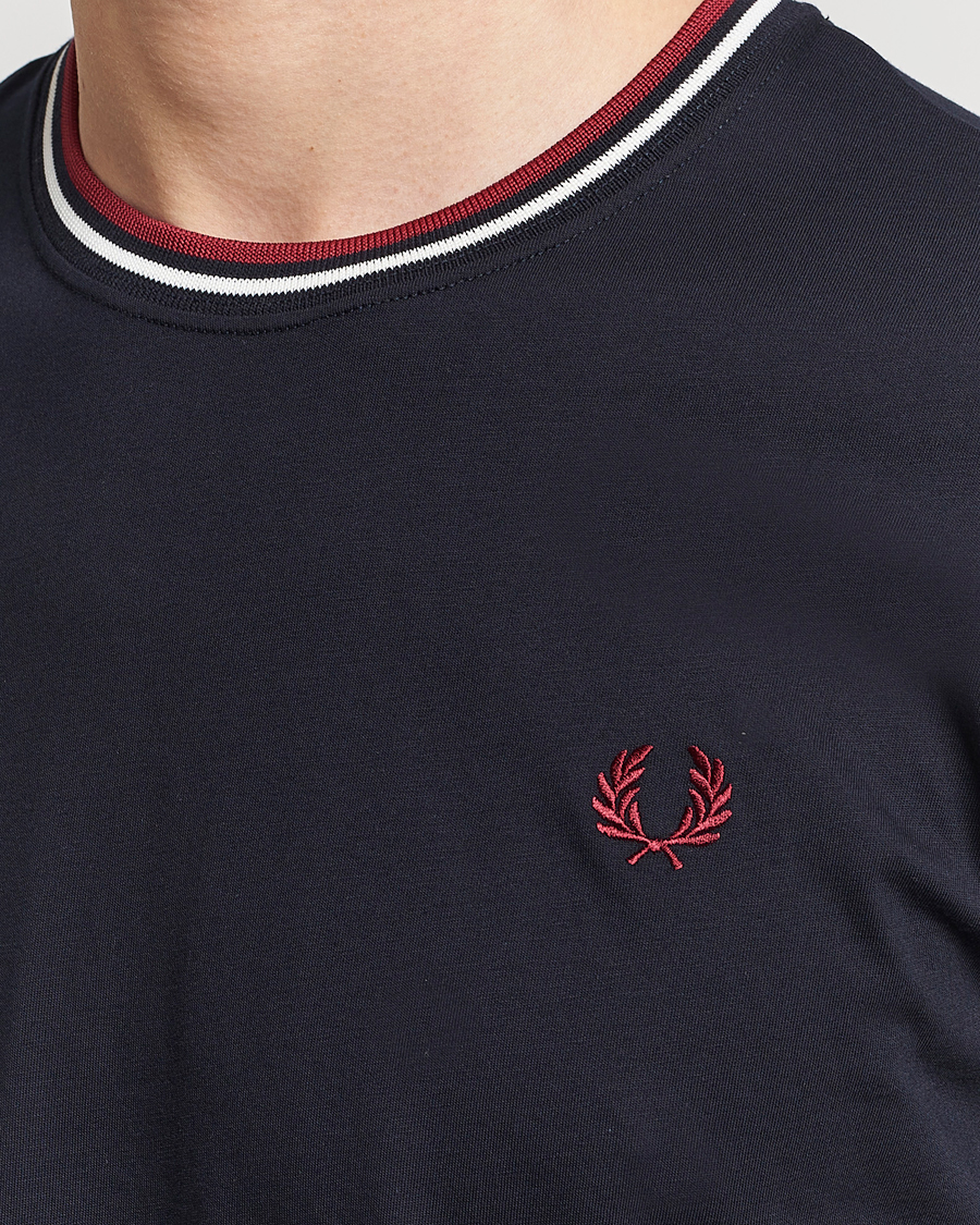 Herre | T-Shirts | Fred Perry | Twin Tipped T-Shirt Navy