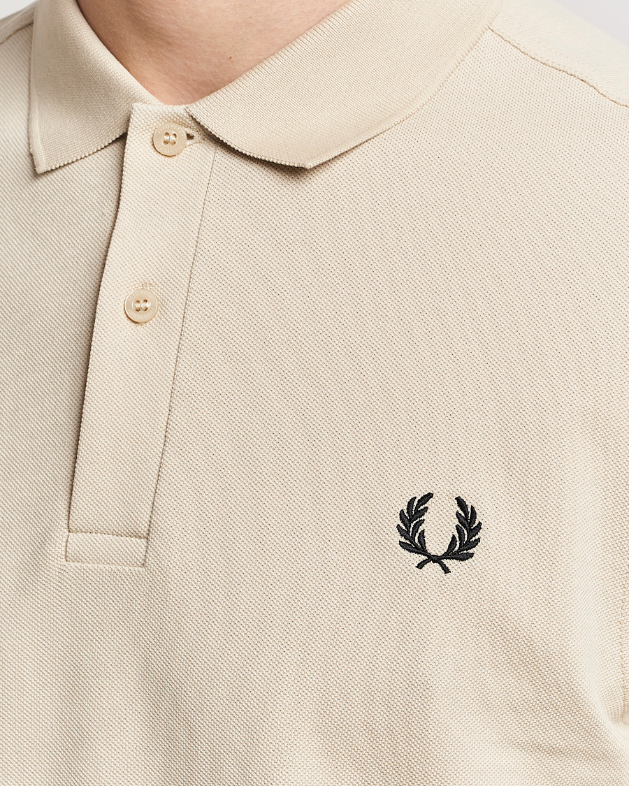 Herre | Pikéer | Fred Perry | Plain Polo Shirt Oatmeal