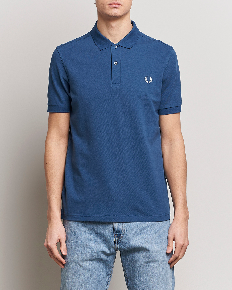 Herre | Tøj | Fred Perry | Plain Polo Shirt Midnight Blue