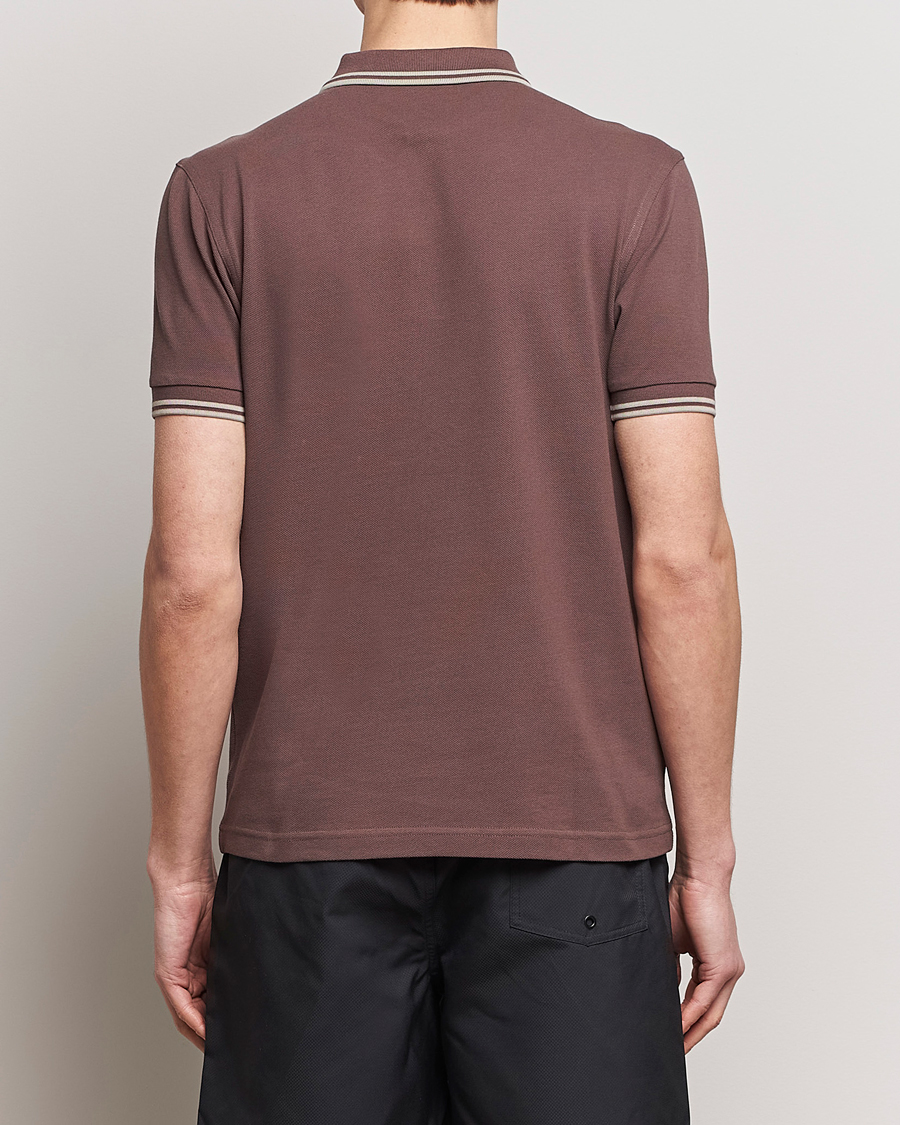 Herre | Pikéer | Fred Perry | Twin Tipped Polo Shirt Brick Red