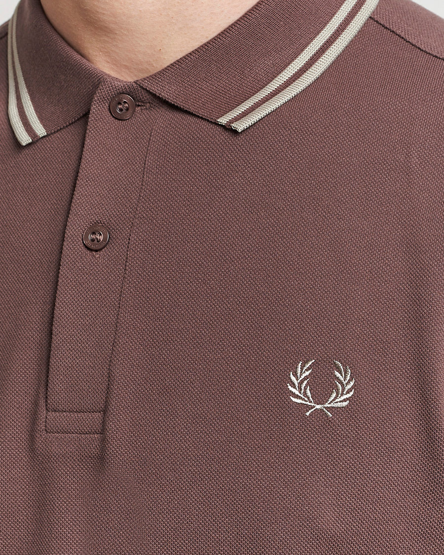 Herre | Pikéer | Fred Perry | Twin Tipped Polo Shirt Brick Red