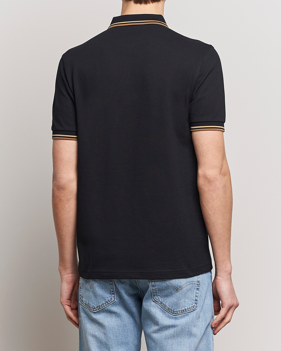Herre | Pikéer | Fred Perry | Twin Tipped Polo Shirt Black