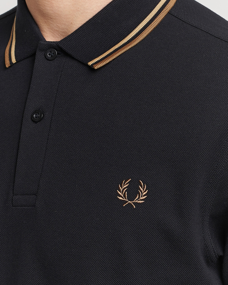 Herre | Pikéer | Fred Perry | Twin Tipped Polo Shirt Black