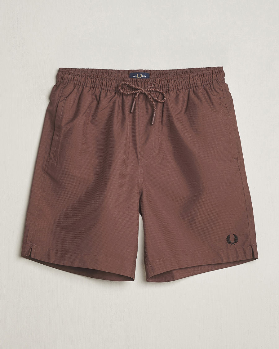 Herre | Badeshorts | Fred Perry | Classic Swimshorts Brick Red