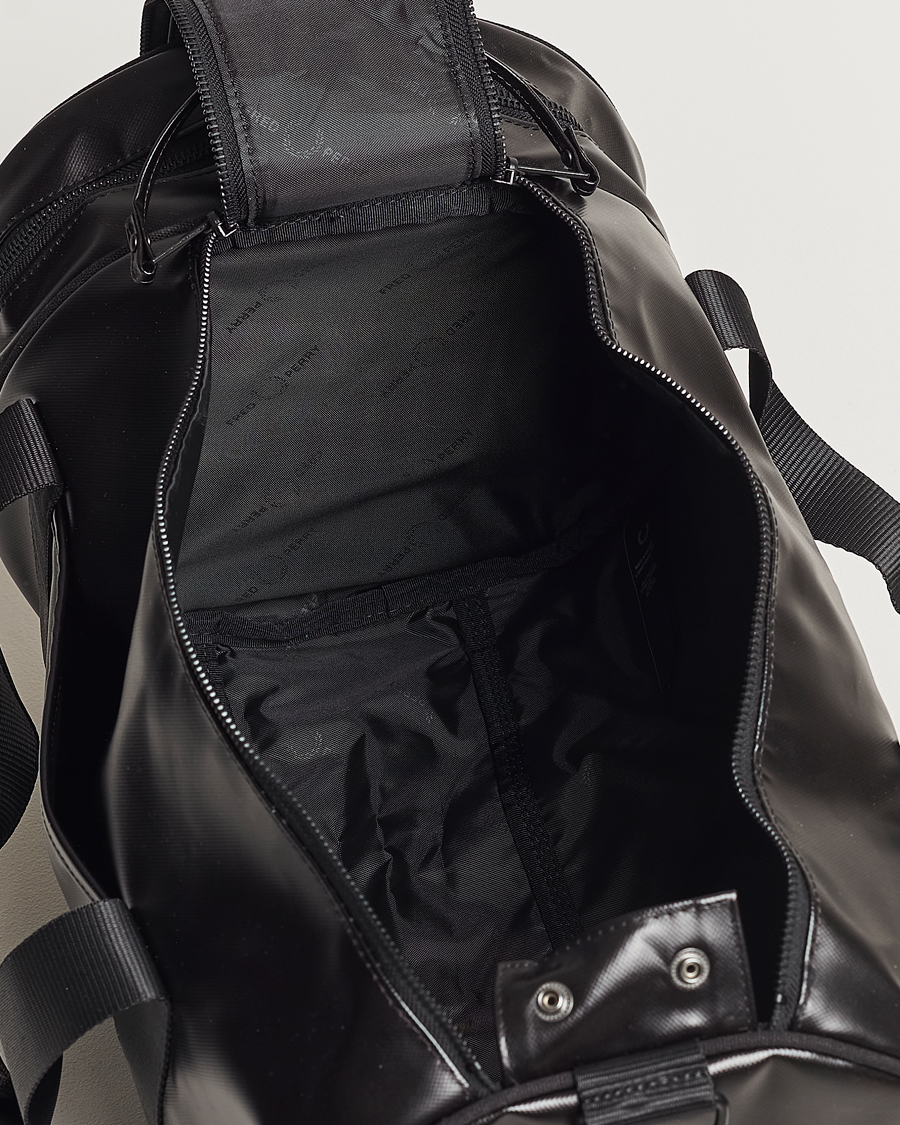 Herre | Vesker | Fred Perry | Tonal Classic Barrel Bag Black/Gold