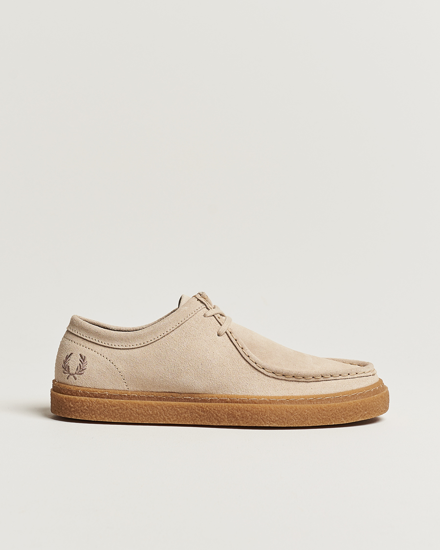 Herre | Fred Perry Dawson Suede Shoe Oatmeal | Fred Perry | Dawson Suede Shoe Oatmeal