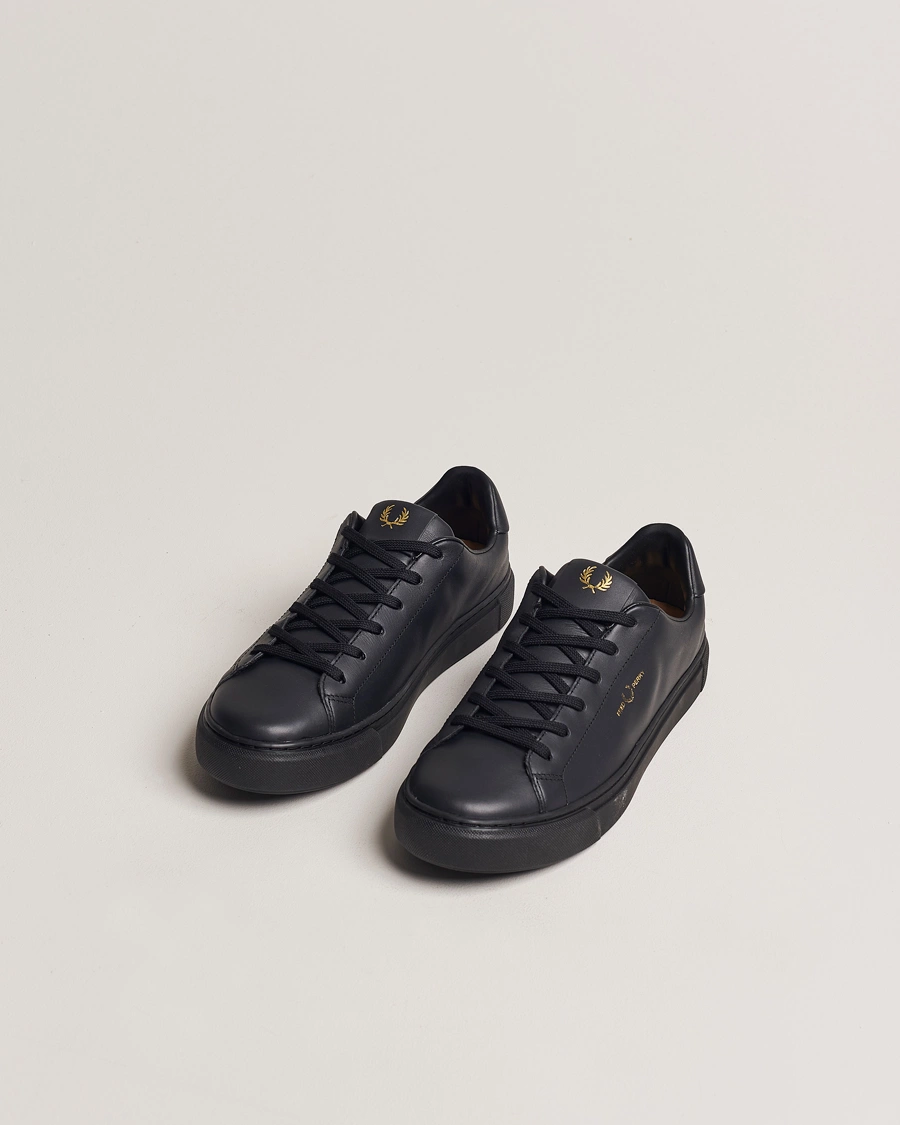 Herre | Best of British | Fred Perry | B71 Leather Sneaker Black