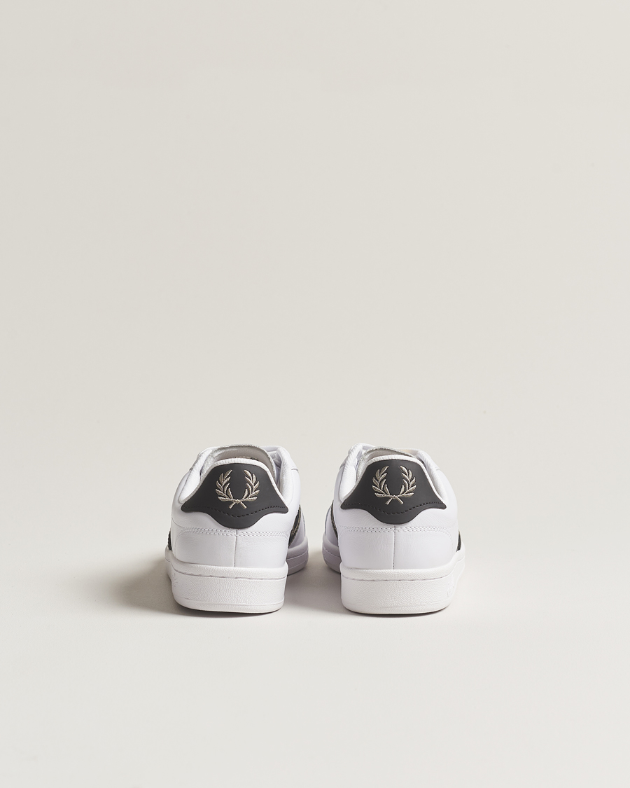 Herre | Fred Perry B721 Leather Sneaker White/Warm Grey | Fred Perry | B721 Leather Sneaker White/Warm Grey