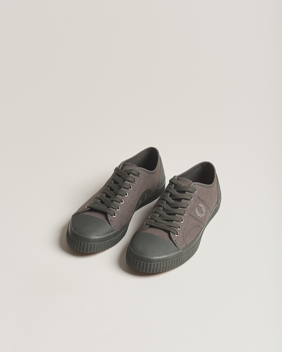 Herre |  | Fred Perry | Hughes Canvas Sneaker Field Green