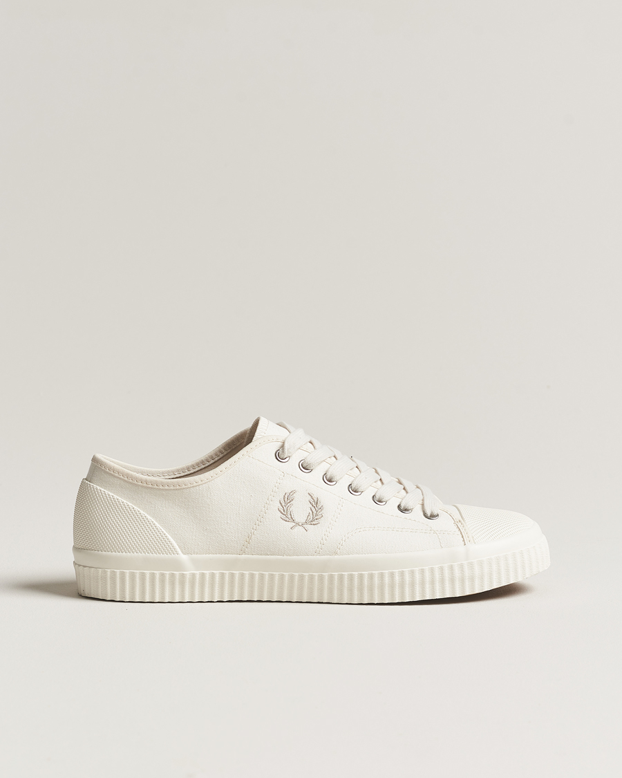 Herre | Fred Perry Hughes Canvas Sneaker Ecru | Fred Perry | Hughes Canvas Sneaker Ecru