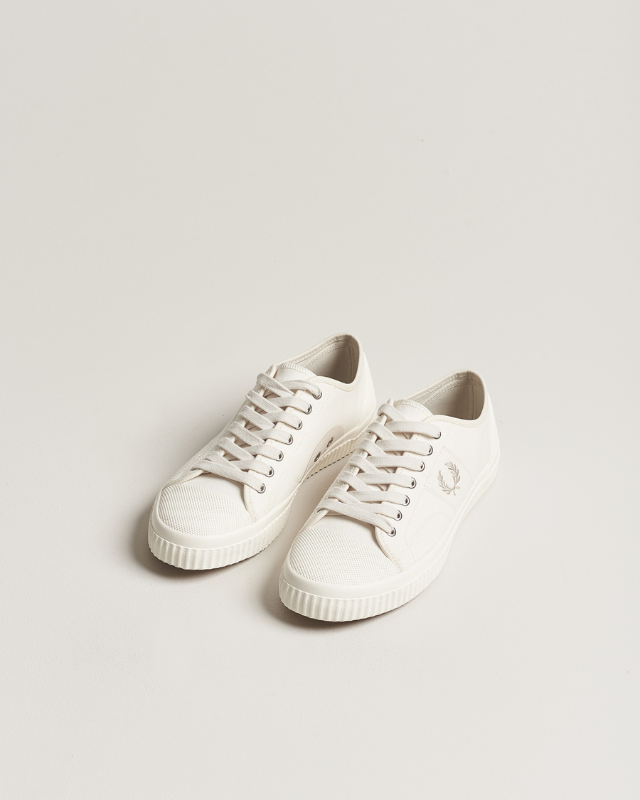 Herre | Fred Perry Hughes Canvas Sneaker Ecru | Fred Perry | Hughes Canvas Sneaker Ecru