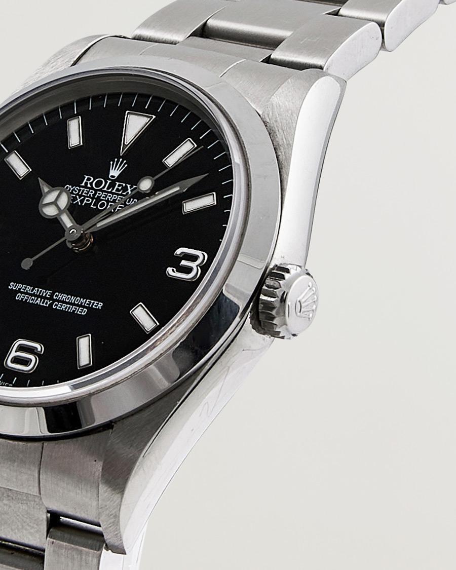 Herre | Rolex Pre-Owned Explorer 14270 Steel Black | Rolex Pre-Owned | Explorer 14270 Steel Black