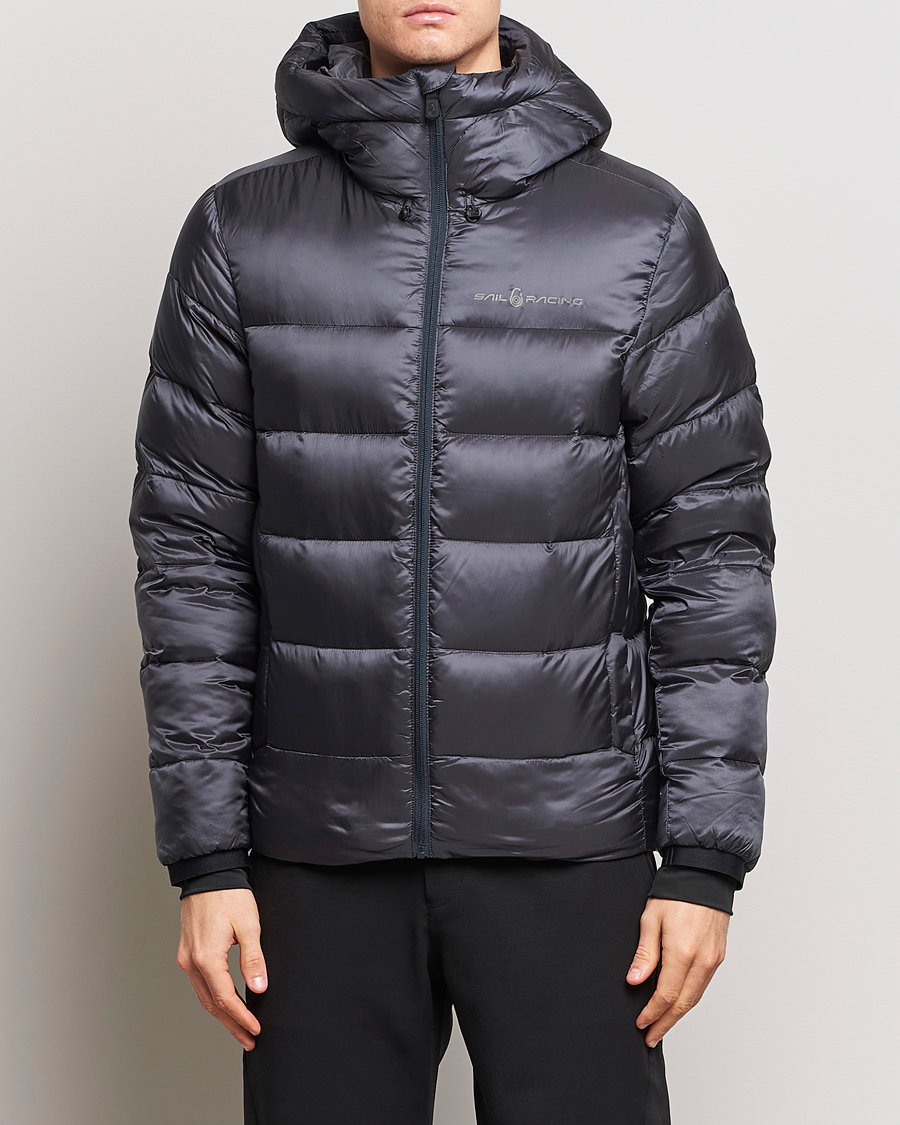 Herre |  | Sail Racing | Cloud Hooded Down Jacket Dark Steel Blue