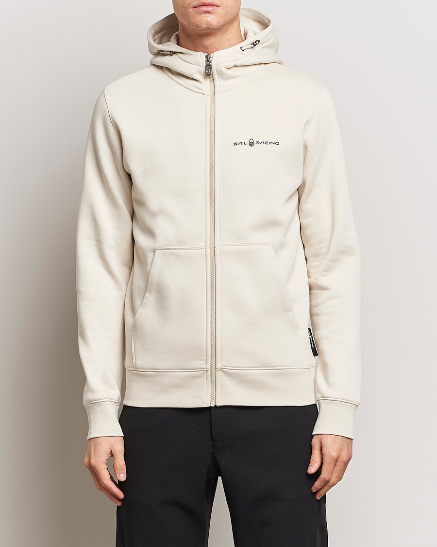 Herre |  | Sail Racing | Bowman Full Zip Hoodie Ivory