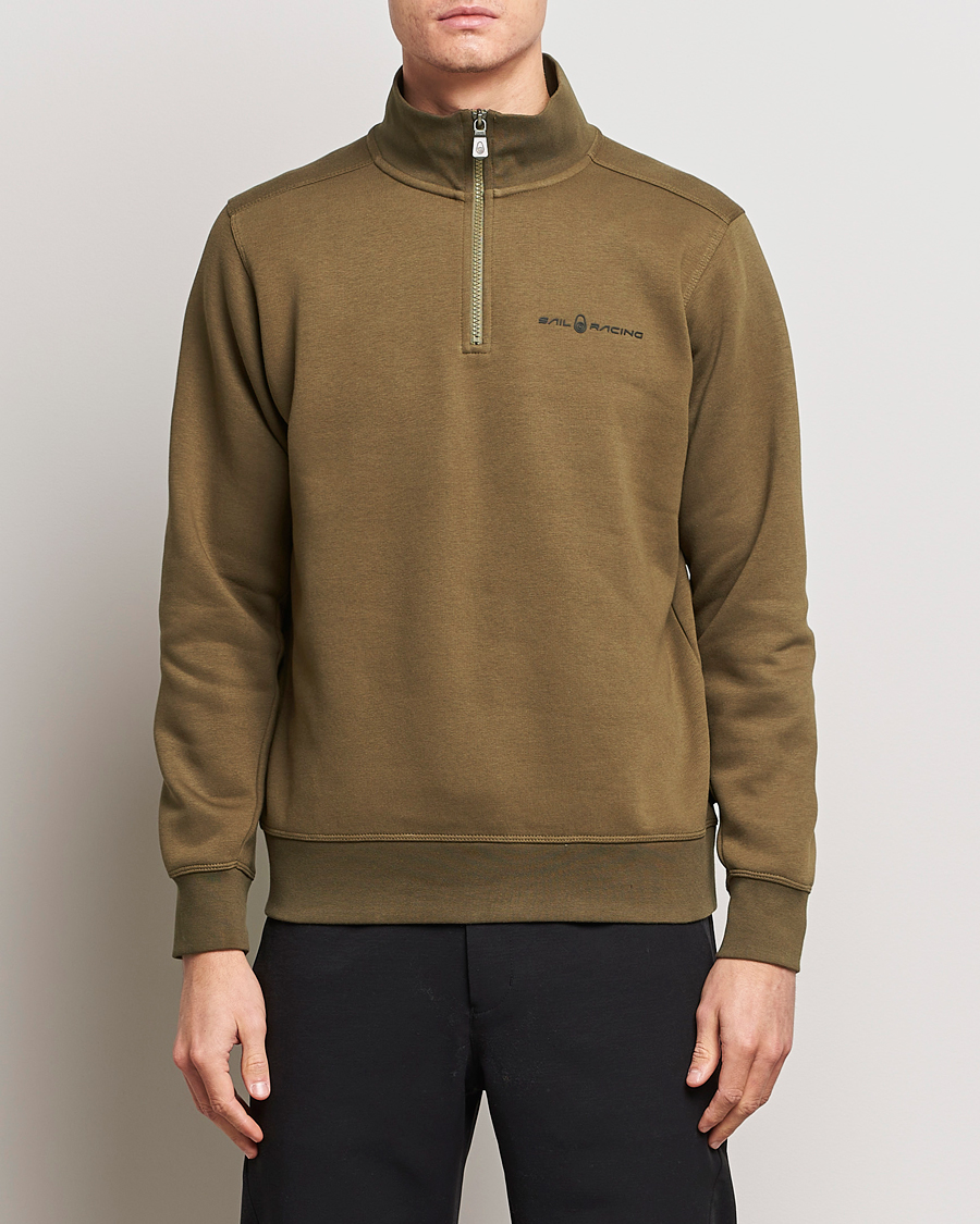 Herre |  | Sail Racing | Bowman Half Zip Dusty Green