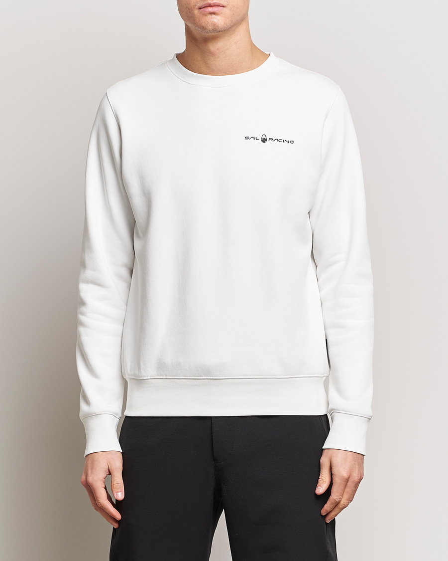 Herre | Tøj | Sail Racing | Bowman Crew Neck Sweatshirt Storm White