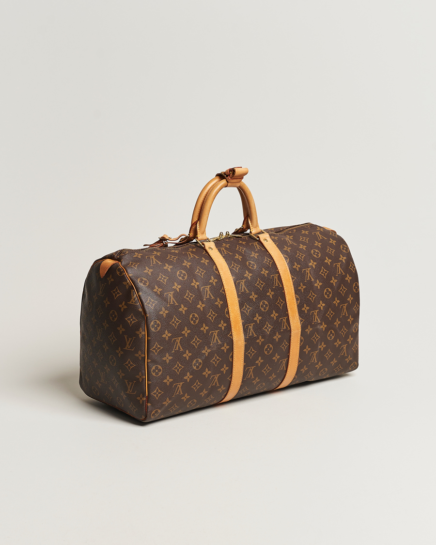 Herre | Louis Vuitton Pre-Owned Keepall 50 Bag Monogram | Louis Vuitton Pre-Owned | Keepall 50 Bag Monogram