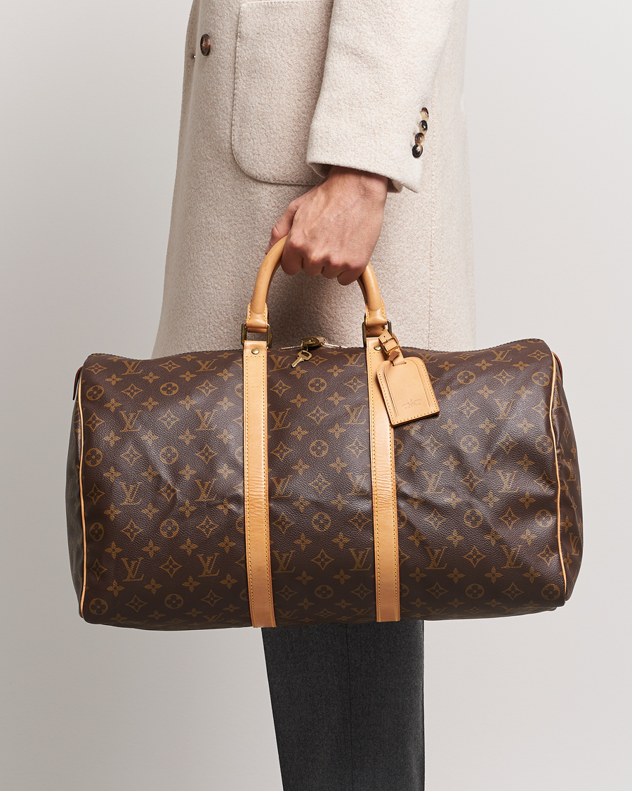 Herre | Louis Vuitton Pre-Owned Keepall 50 Bag Monogram | Louis Vuitton Pre-Owned | Keepall 50 Bag Monogram