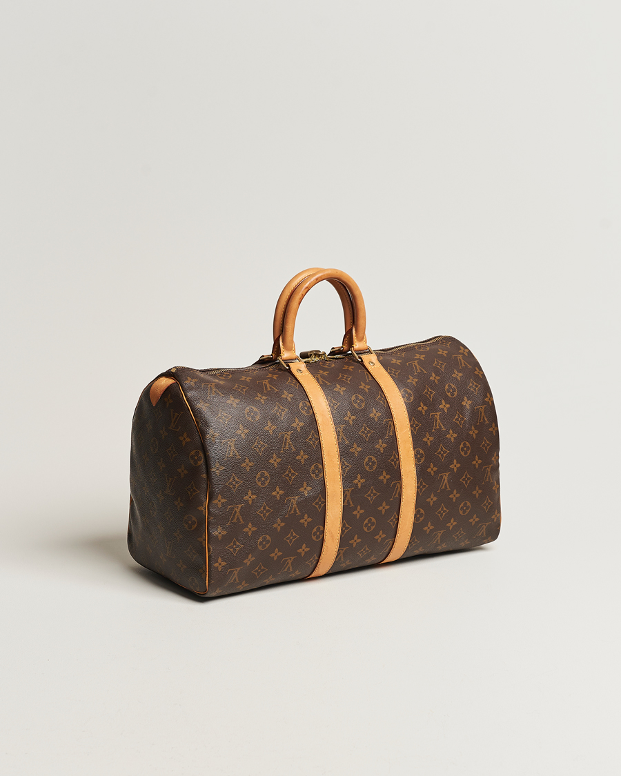 Herre | Louis Vuitton Pre-Owned Keepall 45 Bag Monogram | Louis Vuitton Pre-Owned | Keepall 45 Bag Monogram