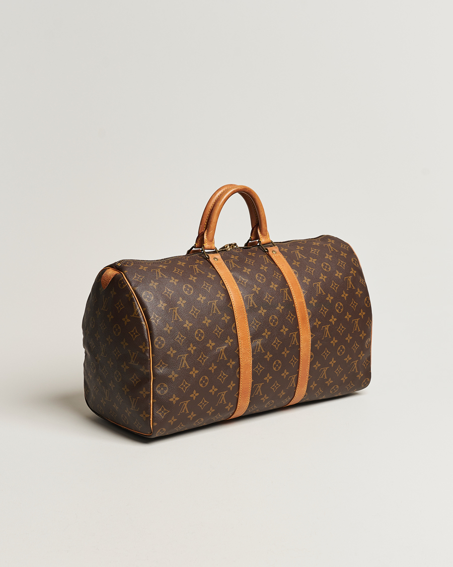 Herre | Louis Vuitton Pre-Owned Keepall 50 Bag Monogram | Louis Vuitton Pre-Owned | Keepall 50 Bag Monogram