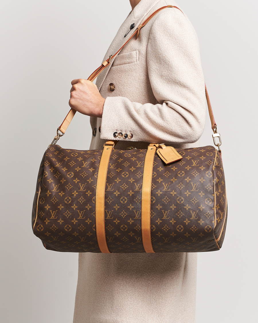Herre | Pre-Owned & Vintage Bags | Louis Vuitton Pre-Owned | Keepall Bandoulière 50 Monogram