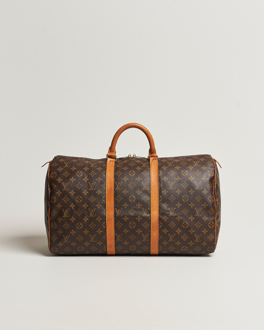Herre | Louis Vuitton Pre-Owned Keepall 50 Bag Monogram | Louis Vuitton Pre-Owned | Keepall 50 Bag Monogram