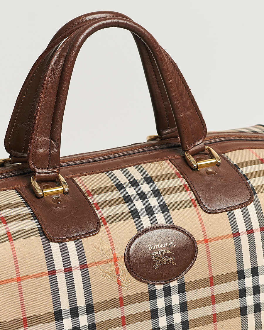 Herre | Burberry Pre-Owned Duffle Bag Haymarket Check | Burberry Pre-Owned | Duffle Bag Haymarket Check
