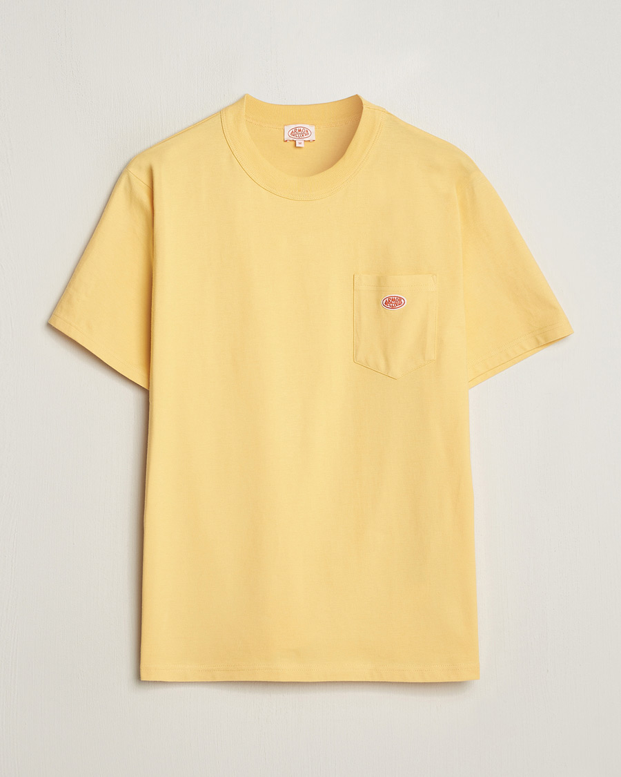 Herre | T-Shirts | Armor-lux | Callac Pocket T-Shirt Yellow