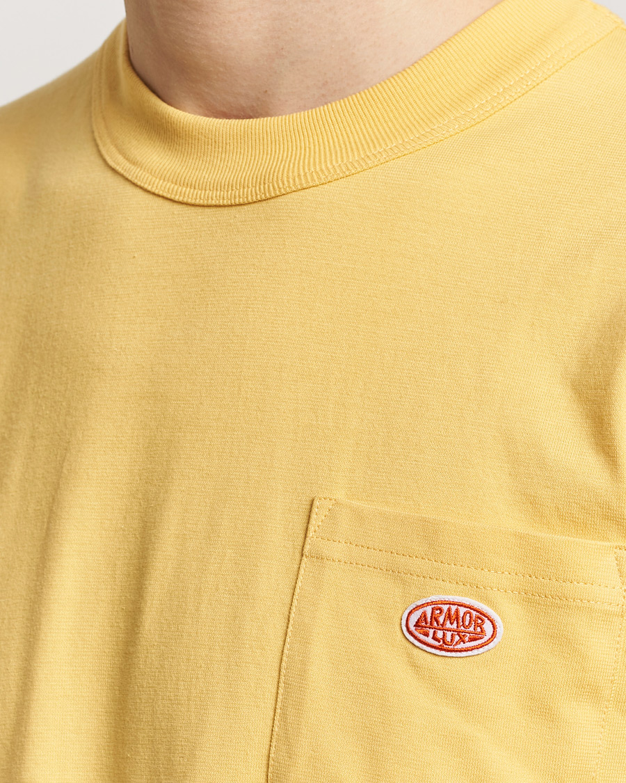 Herre | T-Shirts | Armor-lux | Callac Pocket T-Shirt Yellow