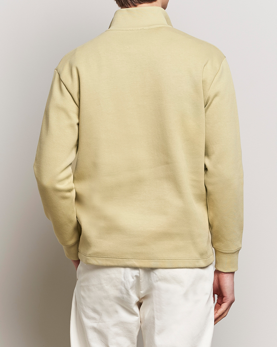 Herre | Gensere | Armor-lux | Camionneur Cotton Half Zip Sweater Pale Olive