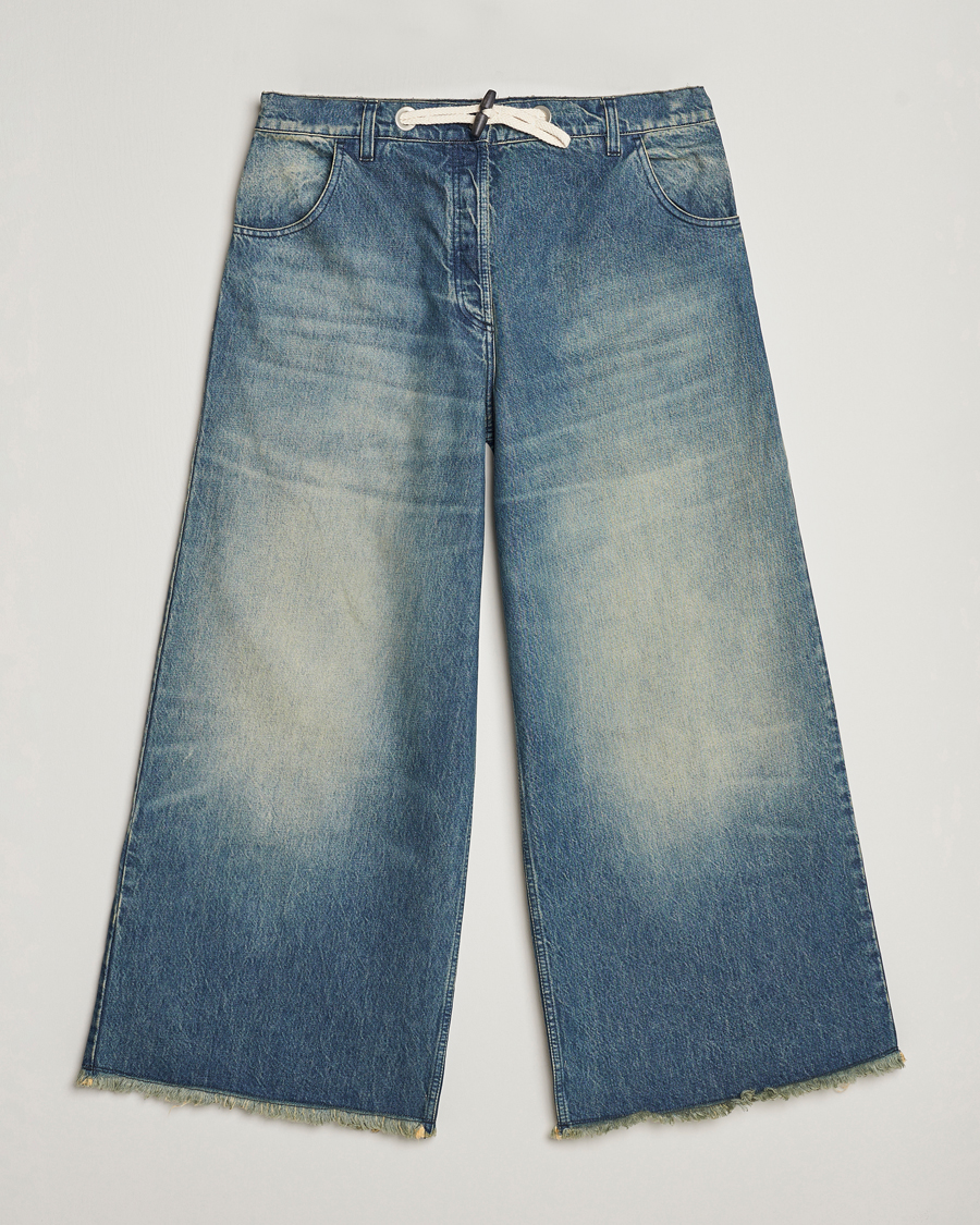 Herre |  | Moncler Genius | Wide Jeans Mid Blue