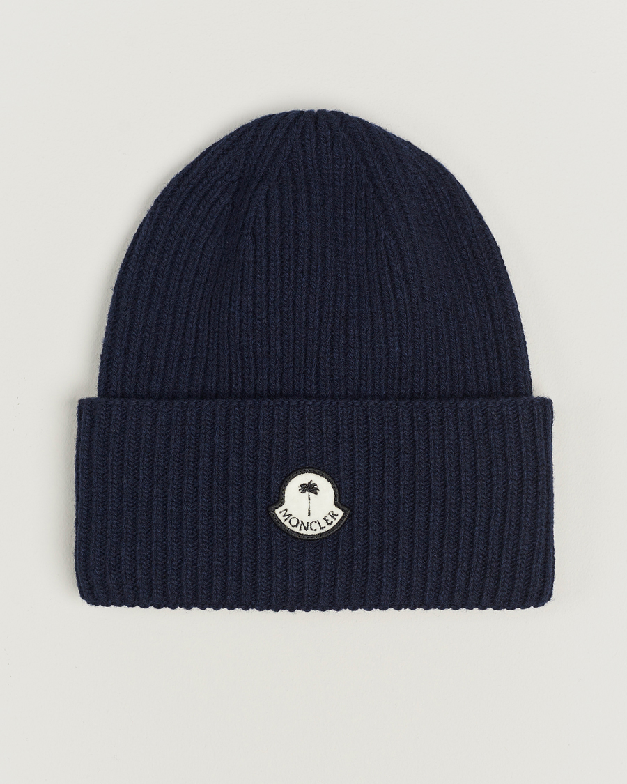 Herre | Moncler Genius Rib Knit Beanie Navy | Moncler Genius | Rib Knit Beanie Navy