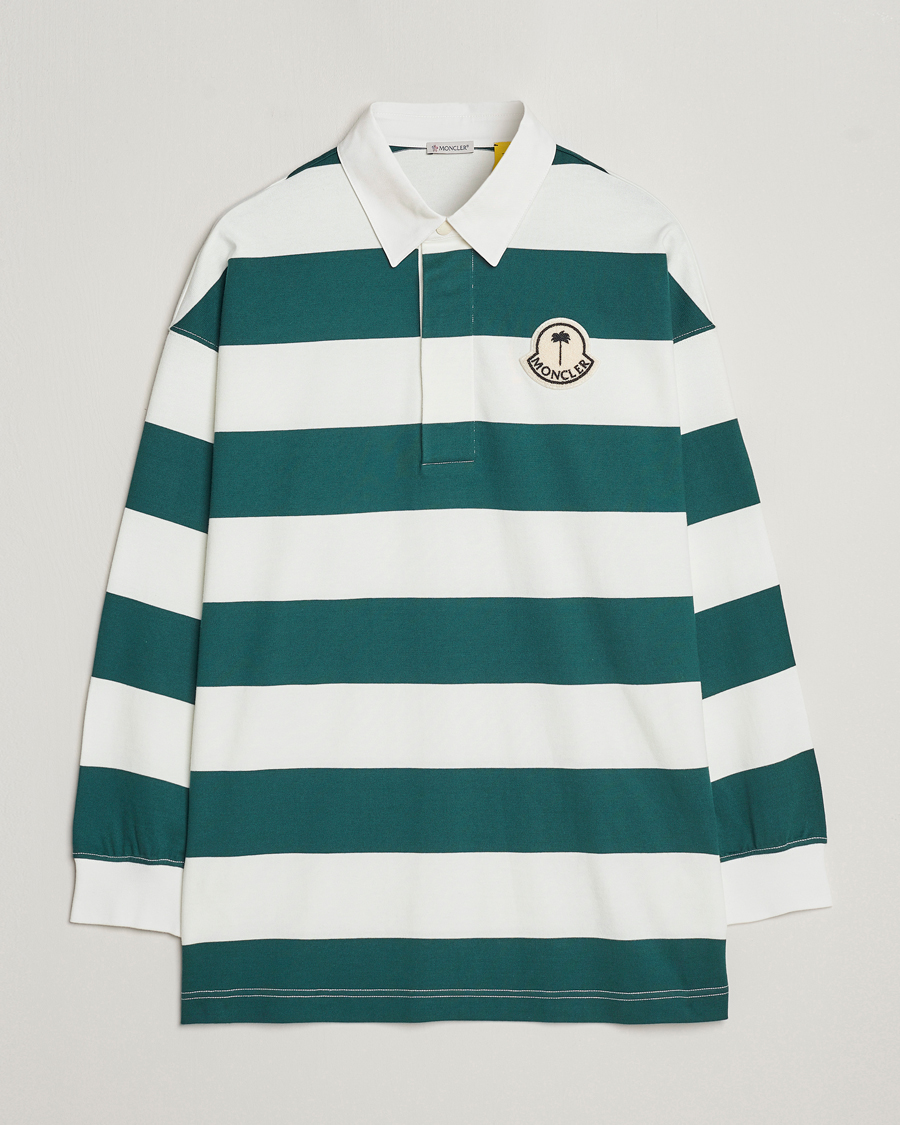 Herre | Gensere | Moncler Genius | Long Sleeve Rugby White/Green