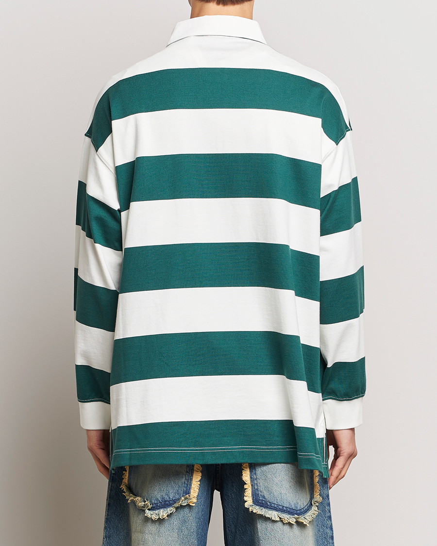 Herre |  | Moncler Genius | Long Sleeve Rugby White/Green