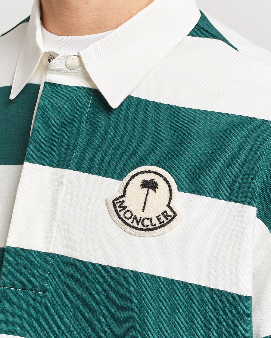 Herre | Gensere | Moncler Genius | Long Sleeve Rugby White/Green