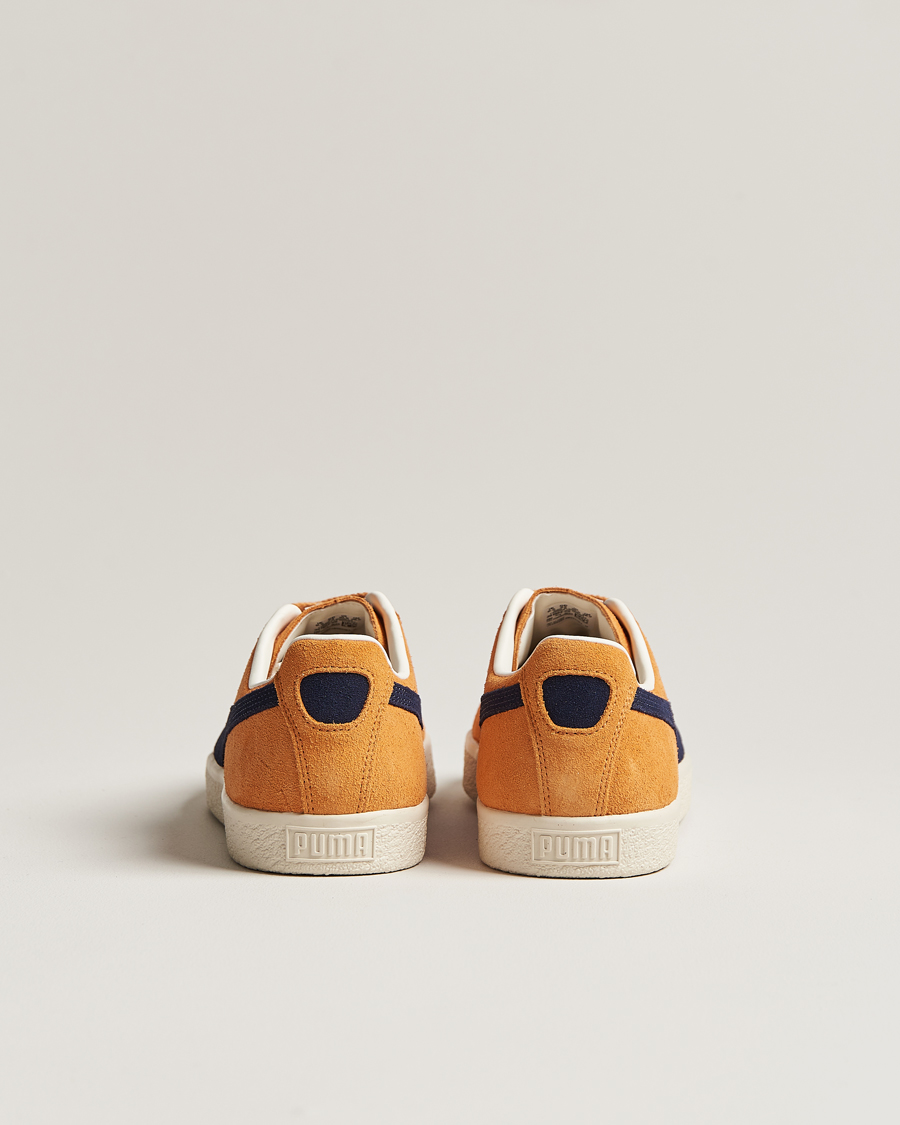 Herre | Puma Clyde OG Suede Sneaker Clementine/Navy | Puma | Clyde OG Suede Sneaker Clementine/Navy