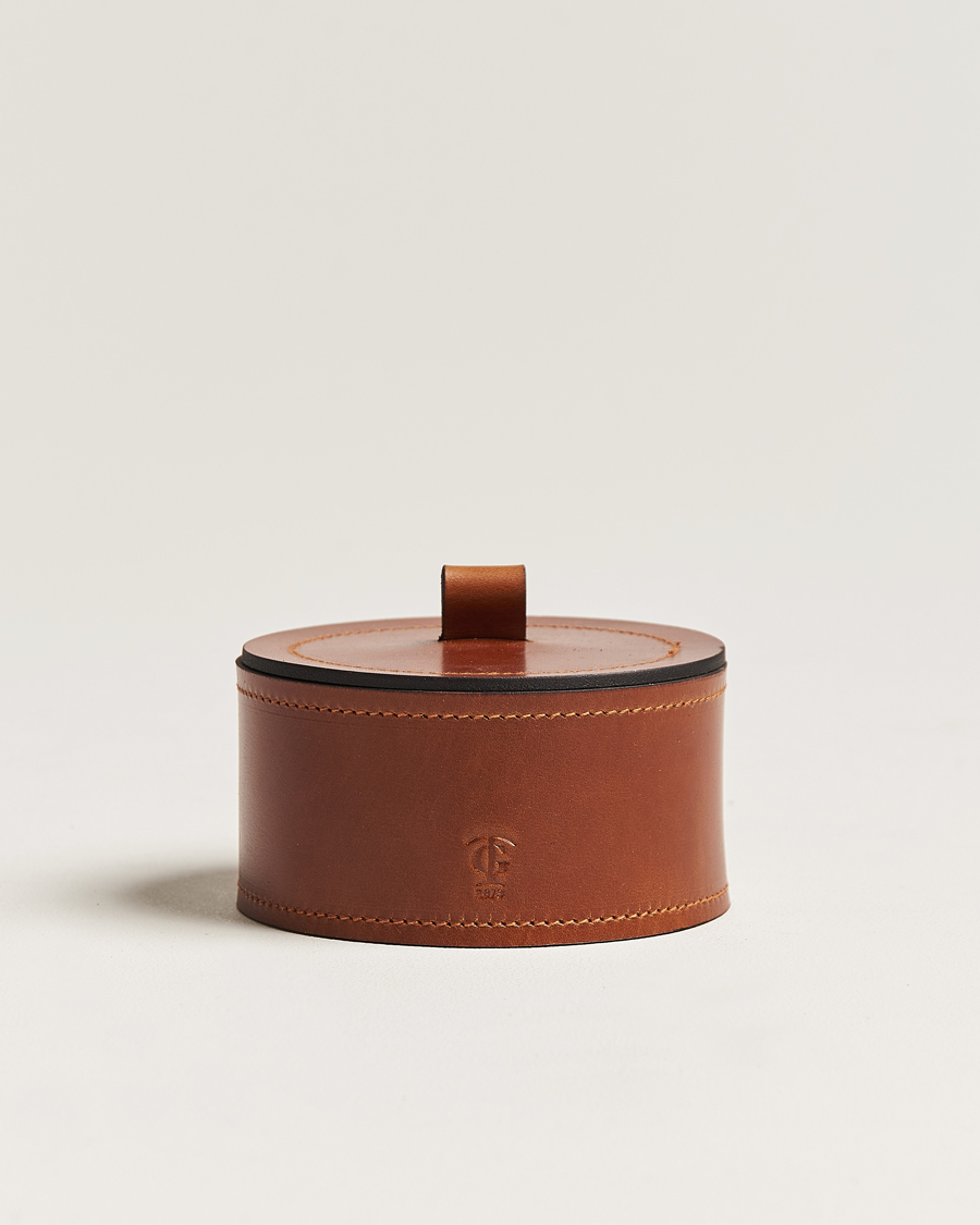 Herre | Til hjemmet | Tärnsjö Garveri | Small Leather Box 002 Light Brown