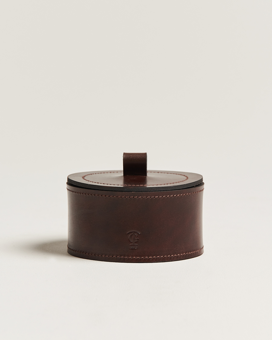 Herre | Tärnsjö Garveri | Tärnsjö Garveri | Small Leather Box 002 Dark Brown