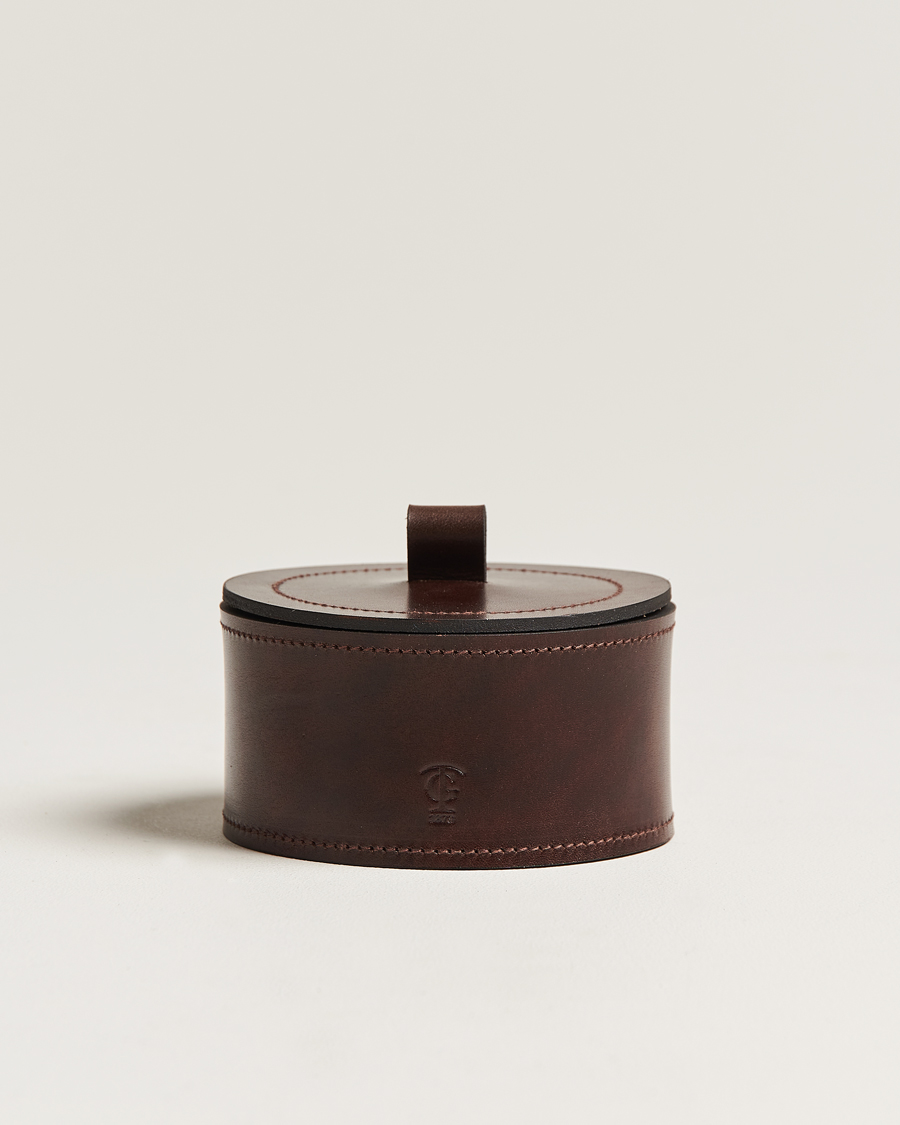 Herre | Til hjemmet | Tärnsjö Garveri | Small Leather Box 002 Dark Brown