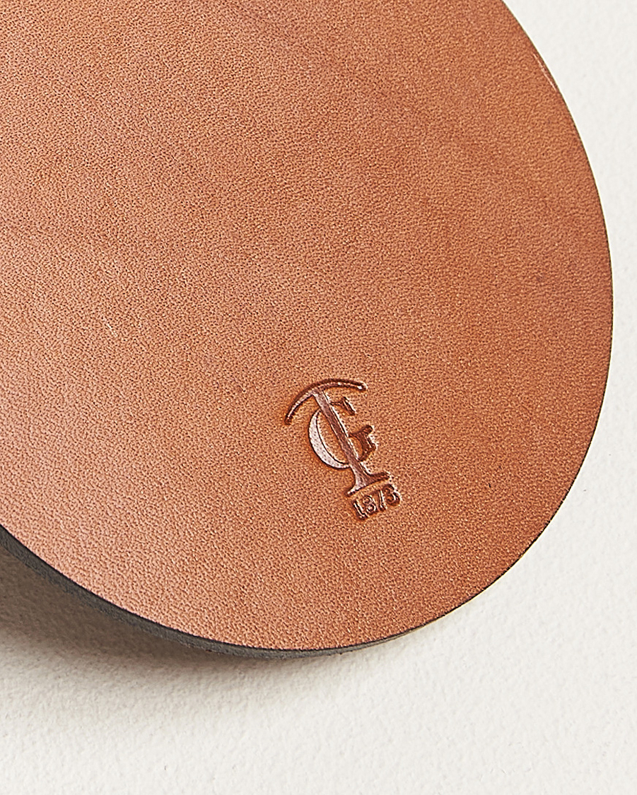 Herre | Til hjemmet | Tärnsjö Garveri | Leather Coaster Set 006 Light Brown