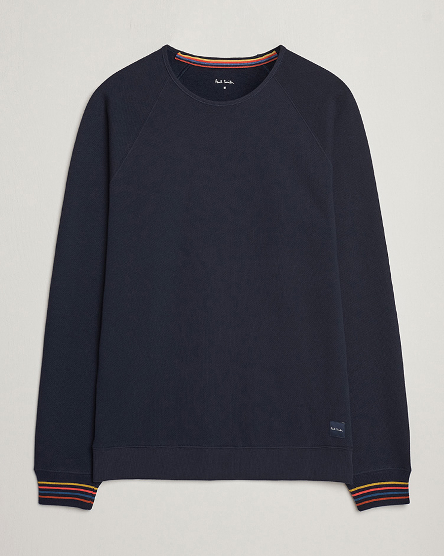 Herre | Gensere | Paul Smith | Artist Rib Crew Neck Sweatshirt Navy