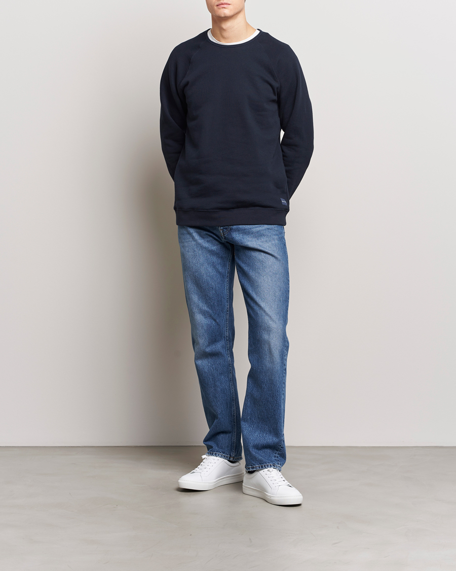 Herre | Gensere | Paul Smith | Artist Rib Crew Neck Sweatshirt Navy
