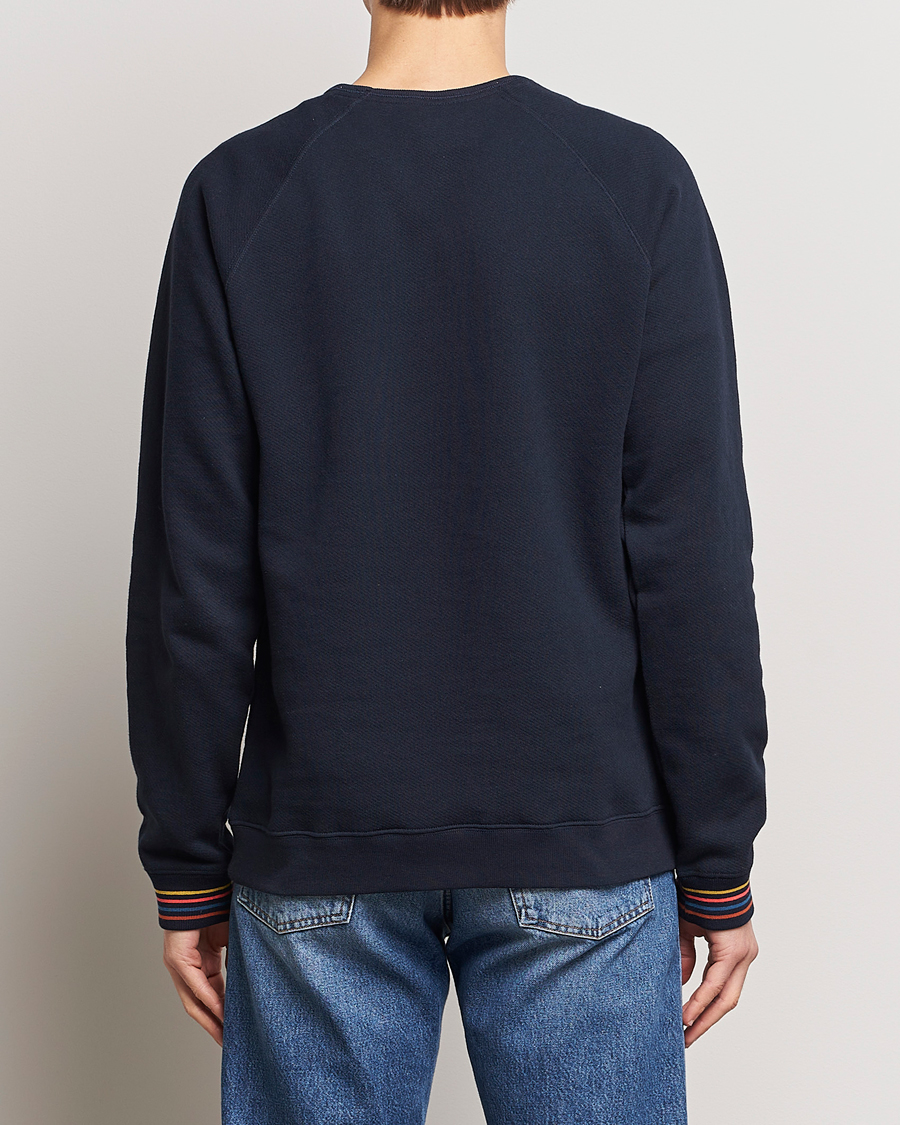 Herre | Gensere | Paul Smith | Artist Rib Crew Neck Sweatshirt Navy