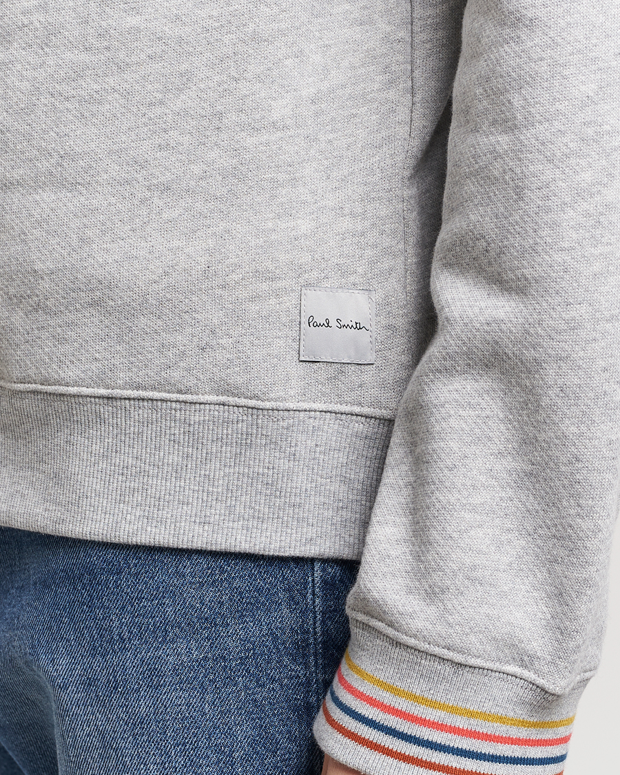 Herre | Gensere | Paul Smith | Artist Rib Crew Neck Sweatshirt Grey Melange