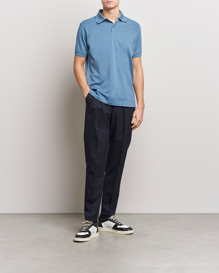 Herre | Pikéer | Paul Smith | Charm Button Polo Light Blue