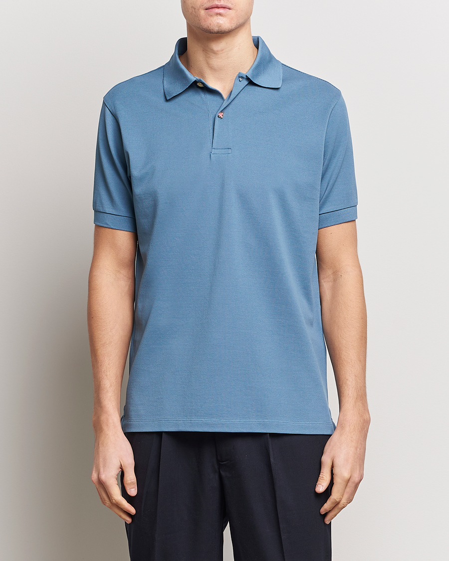 Herre | Pikéer | Paul Smith | Charm Button Polo Light Blue