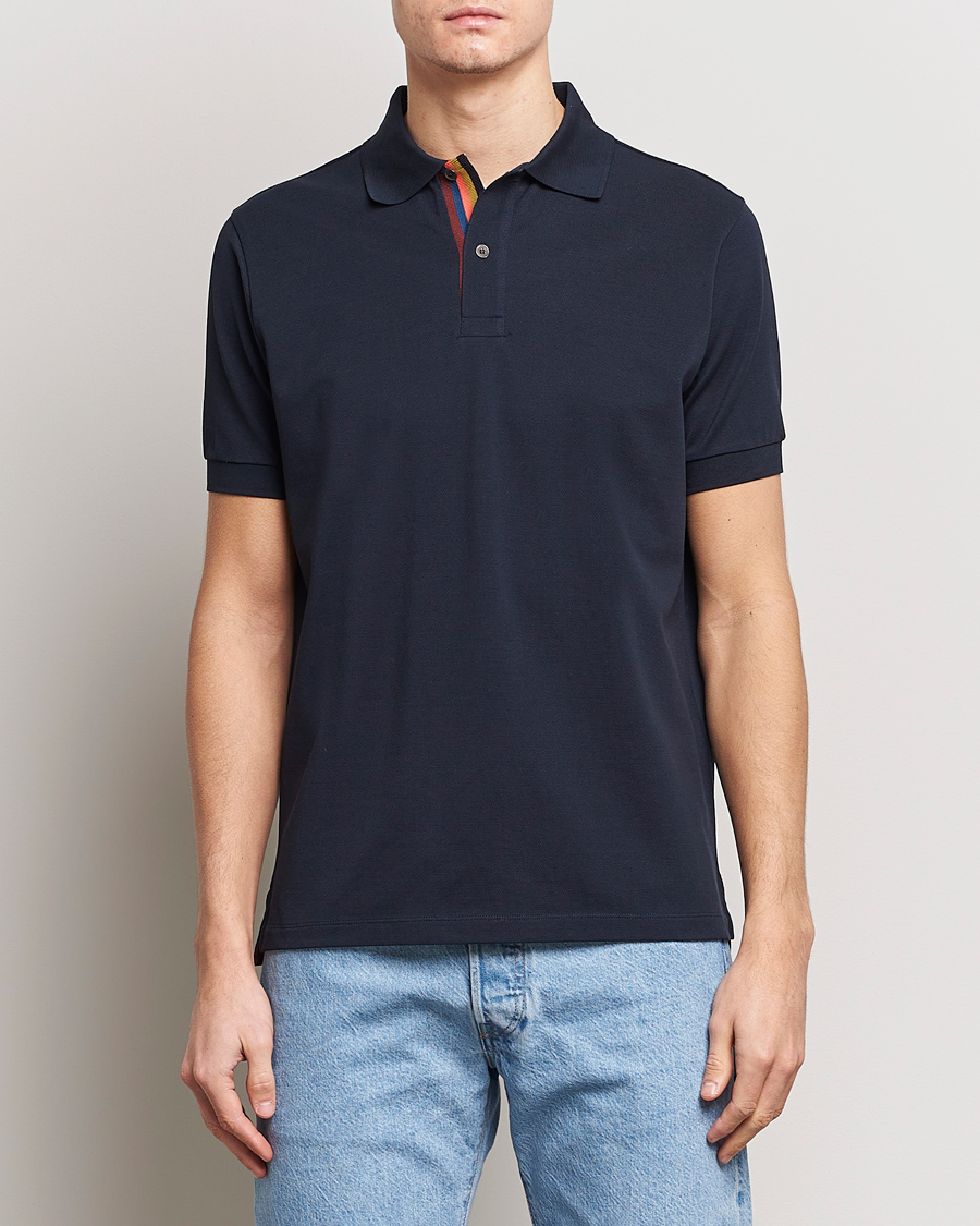 Herre | Pikéer | Paul Smith | Placket Stripe Polo Navy