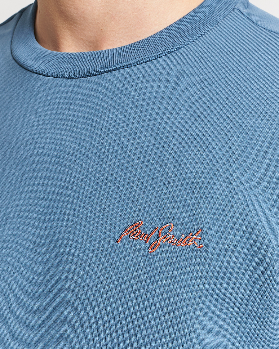 Herre | Gensere | Paul Smith | Embroidery Crew Neck Sweatshirt Light Blue